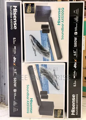 Hisense Soundbar 580watts Available