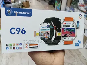 Smartberry C96 Smartwatch With Rotating Camera and 5g Sim Card Slot.