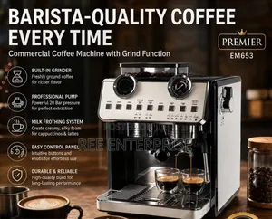 Commercial Coffee Machine With Grind Machine