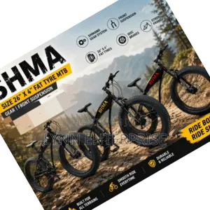 Shima Size 26 ×4 Fat Tyre MTB Bicycle