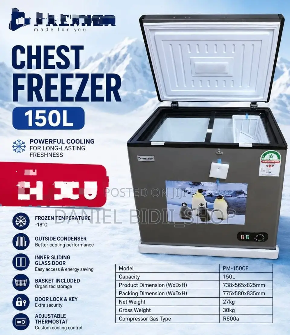 150litres Powerful Chest Freezer