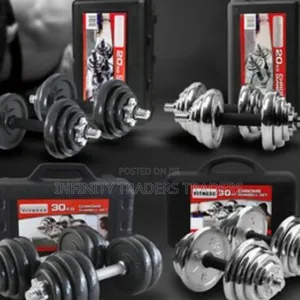 Chrome Dumbells With Case