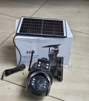 Ubox 4mp 4g Simcard Solar Powered PTZ Camera With Siren