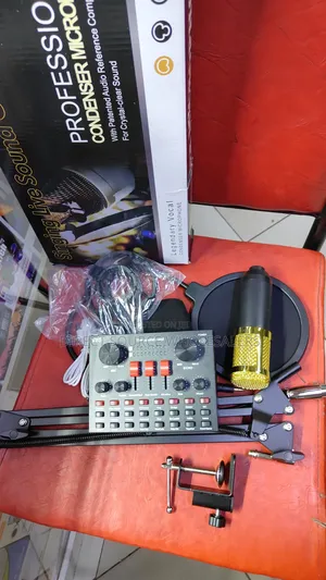 V8sk Professional Audio Kit – Microphone, Sound Card Accessories