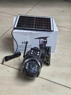 Ubox 4mp Solar Powered Dual Lens CCTV Camera