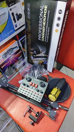 Condenser Mic – Crystal Clear Sound Quality
V8sk Recording Microphone.