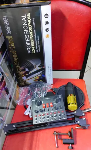 V8sk Pro Recording Mic Kit – Studio Sound Quality