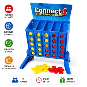 Connect 4 Shots Portable Family Strategy Board Game