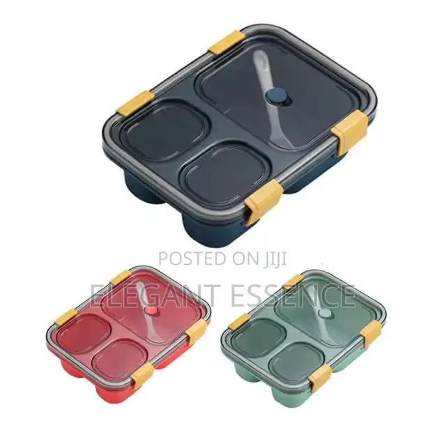 3 Compartment Kids Lunch Box / Snack Box