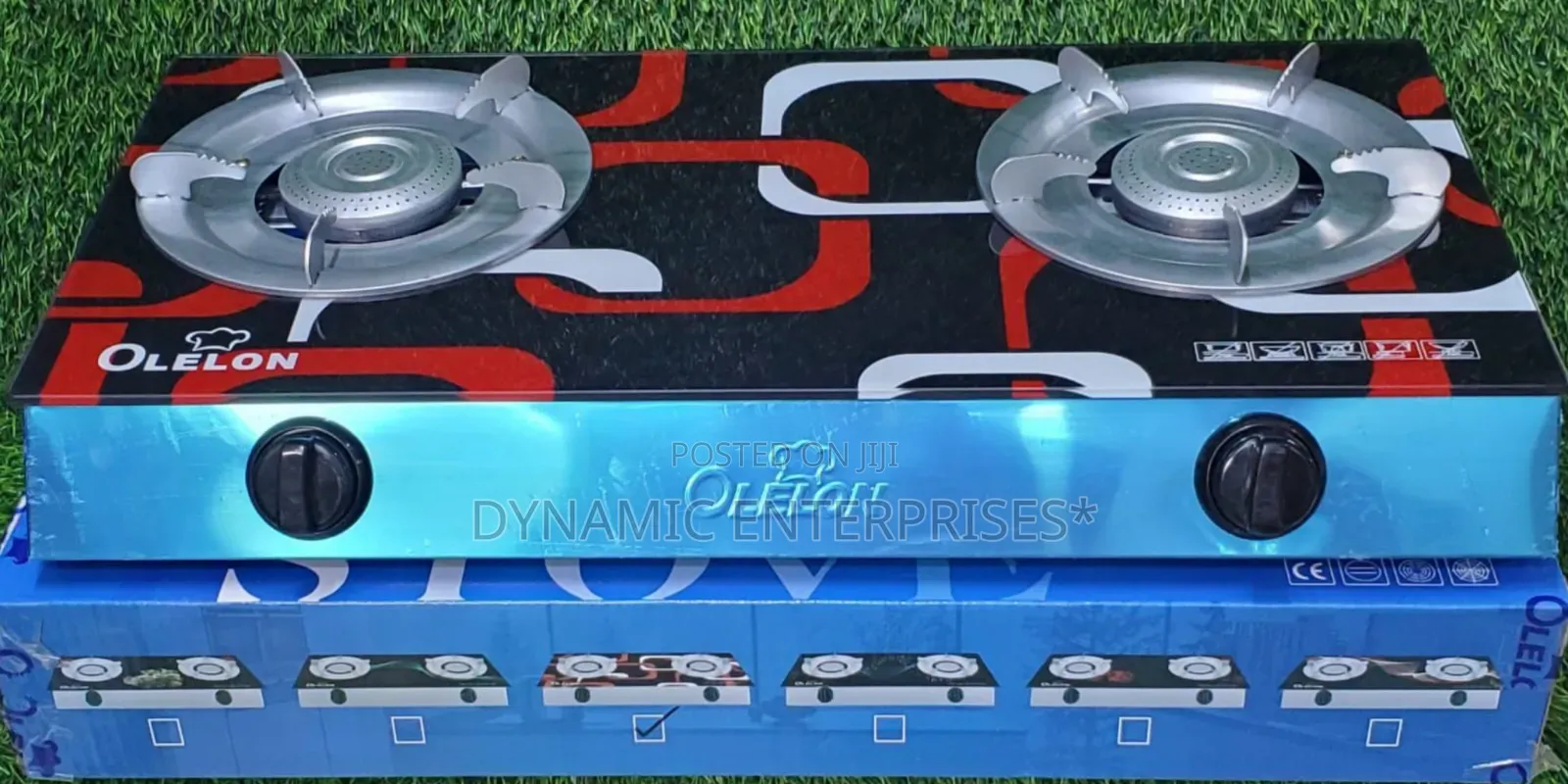 Olelon 2 Burner Glass Top Cooker