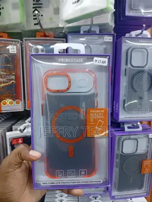 Mobile Case" for an "Ip 17 Air" Features a Transparent Back,