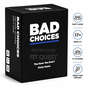 Bad Choices Adult Party Card Game for Friends and Groups