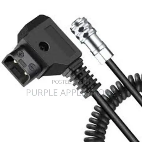 D-tap To Bmpcc Coiled Power Cable For Blackmagic