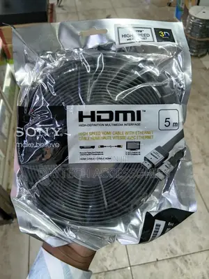 5-Meter Sony Flat High Speed Hdmi Cable With Ethernet.