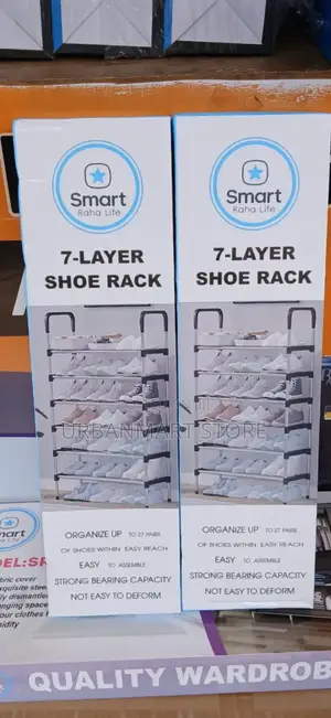 7 Shelf Shoe Organizer Stand for Bedroom
