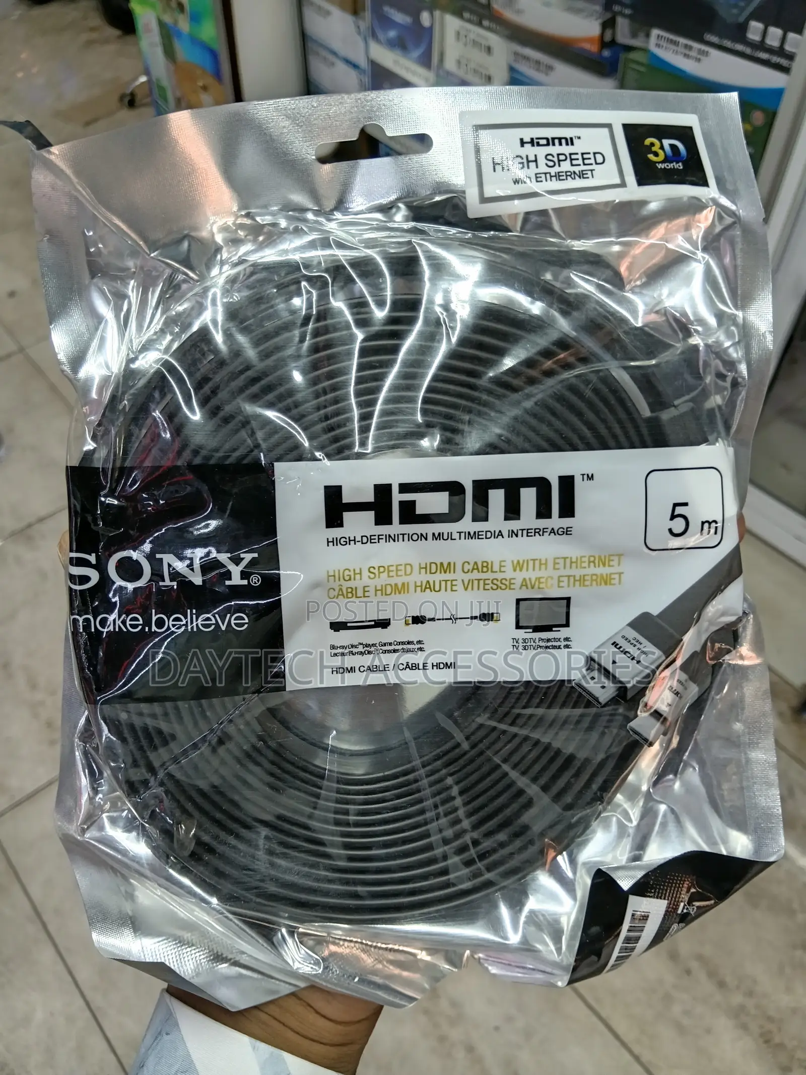 Sony Hdmi High Speed Flat 5m Cable