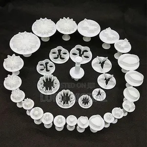 *33pcs Bake Tool Flower Plunger Fondant Mold Cutter
