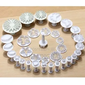 *33pcs Bake Tool Flower Plunger Fondant Mold Cutter