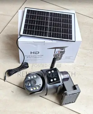 4mp Ubox Dual Lens 4g Solar Camera Full Color With Audio