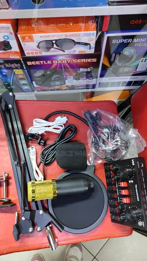 V8sk Recording Microphone, Designed for Podcasting, Music Recording.