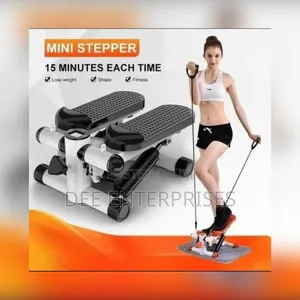 Mini Stepper With Resistance Bands