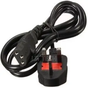 Desktop Power Cable- Red Fuse