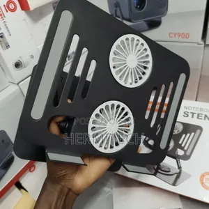 Dual Fan Laptop Stands Available for Pc 360 Rotation