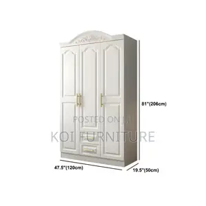 Bedroom Three Doors Storage Warddrobre