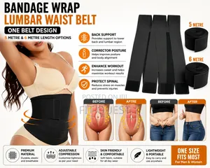 Adjustable 5m Waist Trainer Wrap Belt