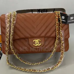 Quality Chanel Chevron Quilted Flap Bag
