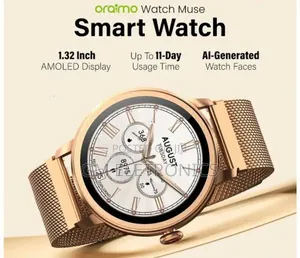 Oraimo Muse Rose Gold Smart Watch.