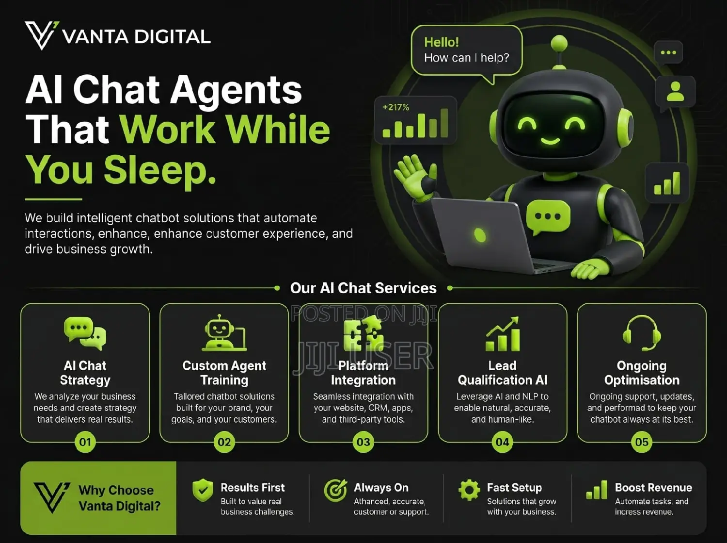 Websites, Ai Chatbots, Automations | Vanta Digital Kenya