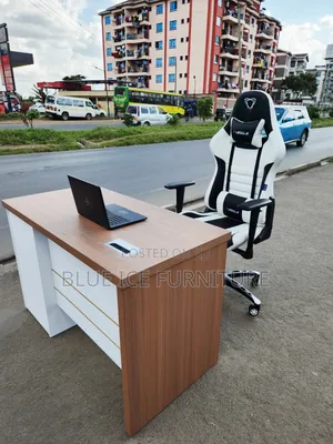 Executive Desk With Gaming Chair Set