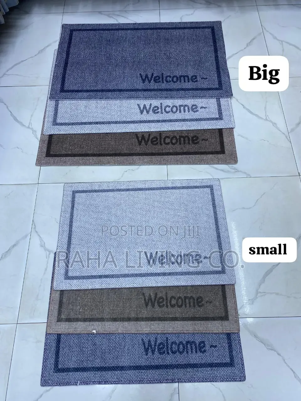 Simple Entrance Doormat | Nonslip Rubber Bottom | 2 Sizes