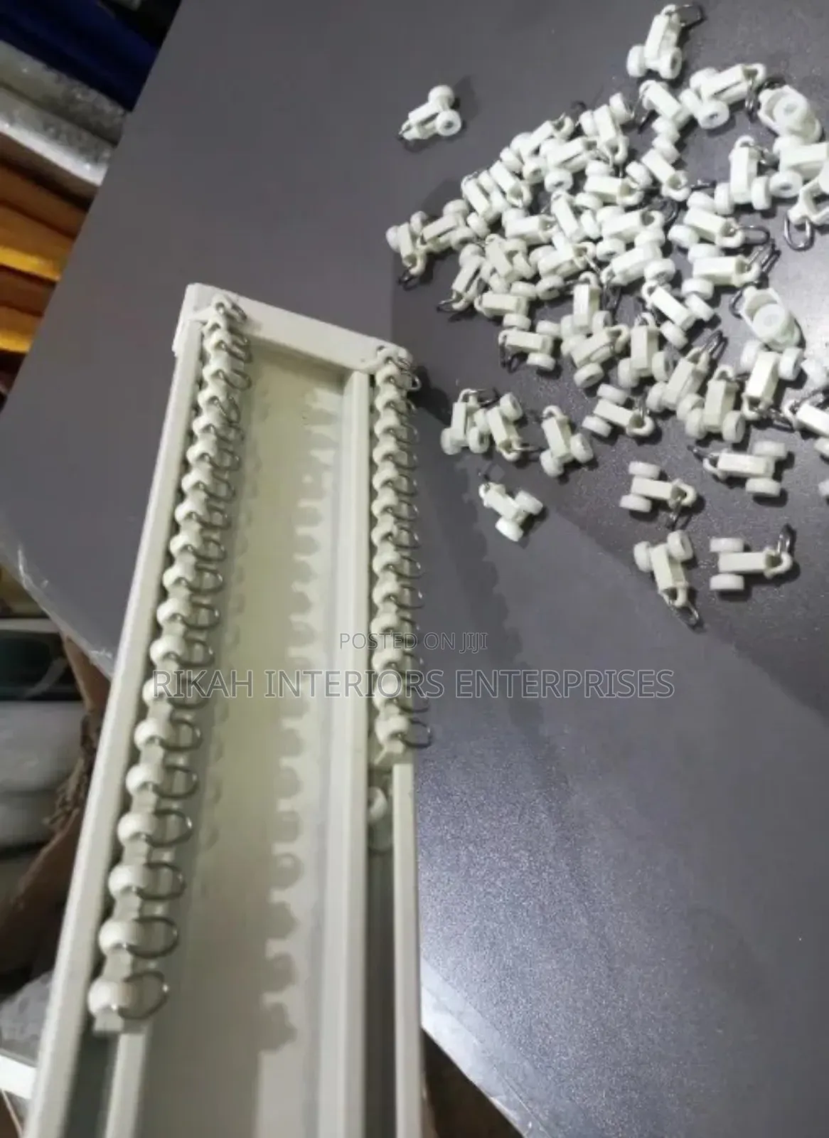 Metallic Aluminium Double Rails Curtain Rails Environmental Friendly