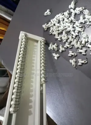 Metallic Aluminium Double Rails Curtain Rails Environmental Friendly