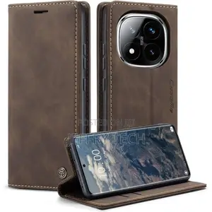 Redmi Note 15 Vintage Thin Mobile Phone Case With Card Slot, Money Slo