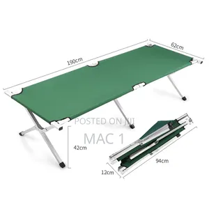 Foldable Outdoor Sleeping Cot – Strong Comfortable