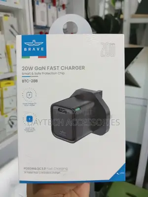 Brave 20w Usb-C Gan Fast Charger BTC-28b