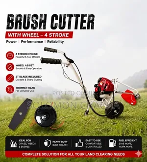 Premier 4 Stroke Brush Cutter With Wheels