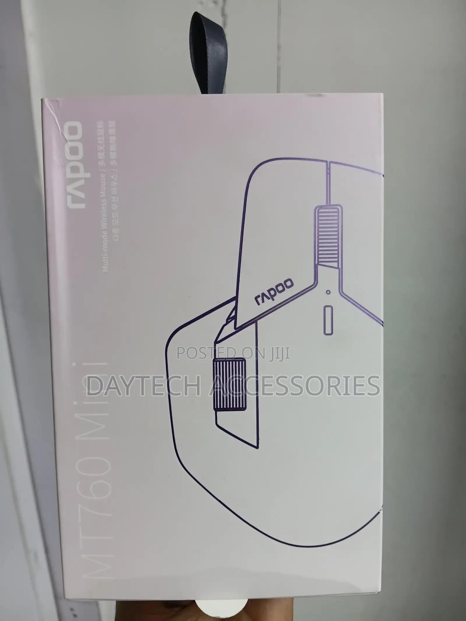 Rapoo Mt760 Mini Multimode Rechargable Wireless Mouse.