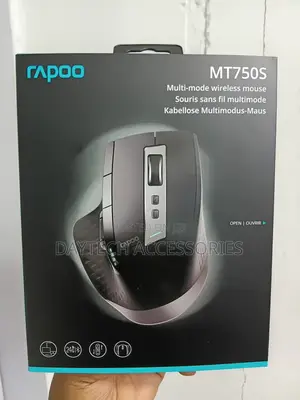 Rapoo Multi-Mode Wireless Laser Mouse | Black (Mt750s)