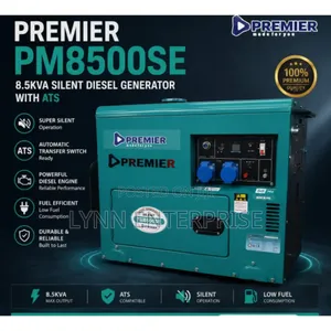 Premier Pm8500se 8.5kva Silent Diesel Generator With Ats