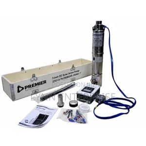 Premier Dc Solar Brushless Submersible Pump 24v,250w, 70m Outlet 1
