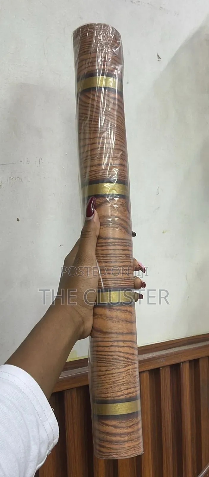 Self Adhesive Fluted Panel Wallpaper Design