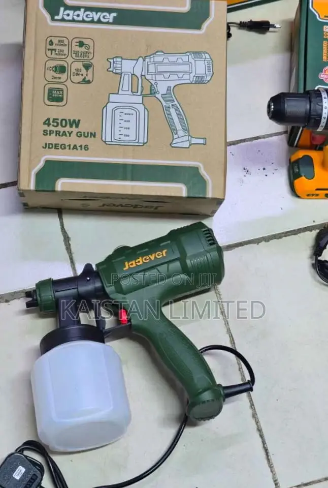 Jadever 550w Electric Paint Spray Gun 800ml Container 2.0mm Nozzle