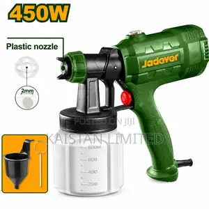 Jadever 450w Electric Spray Gun 800ml 2mm Nozzle