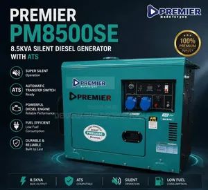 Pm8500se Premier 8.5kva Silent Diesel Generator With Ats