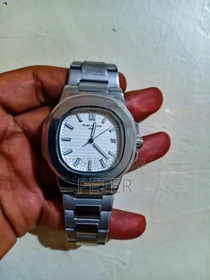 Patek Phillipe Nautilus White Dial Watch
