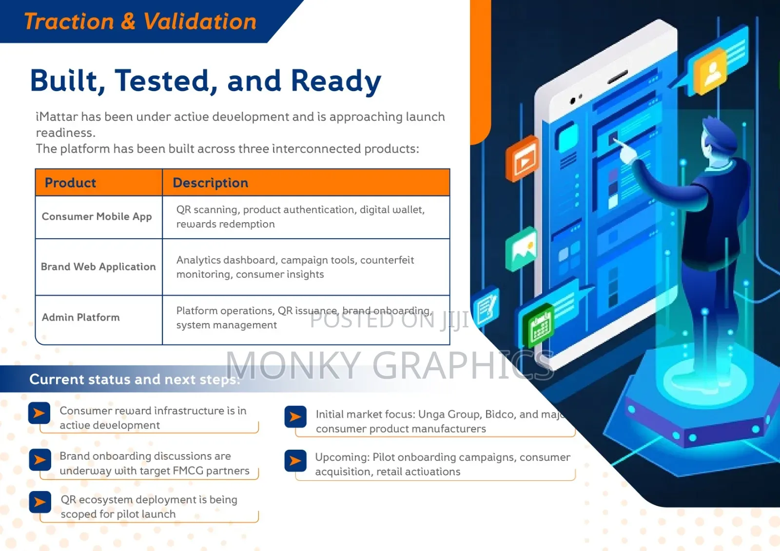 Professional Pitch Deck Company Profile Design